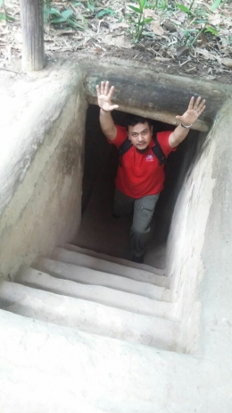 Cuchi tunnel terowongan perjuangan Vietkong (dokpri)