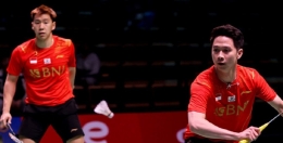 Ganda putra Indonesia, Marcus Gideon/Kevin Sanjaya jadi tumpuan melawan Malaysia di perempat final Piala Sudirman malam nanti/badmintonesia.org