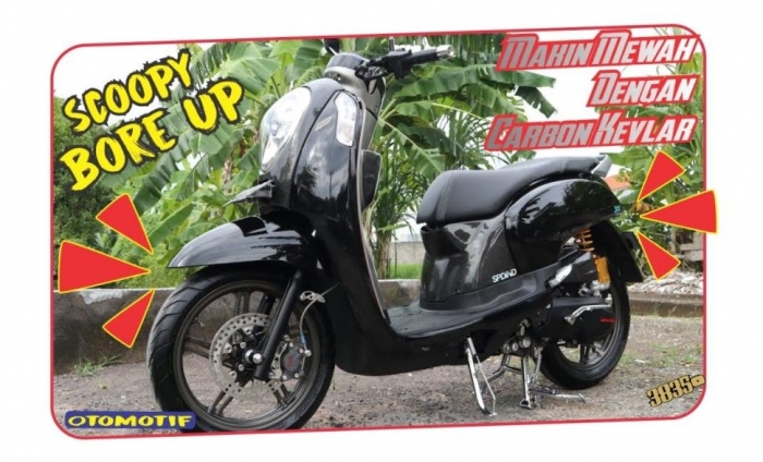 scoopy 2014 boreup hitam/dokpri