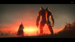 Ultron saat membelah Thanos. Sumber : Disney+