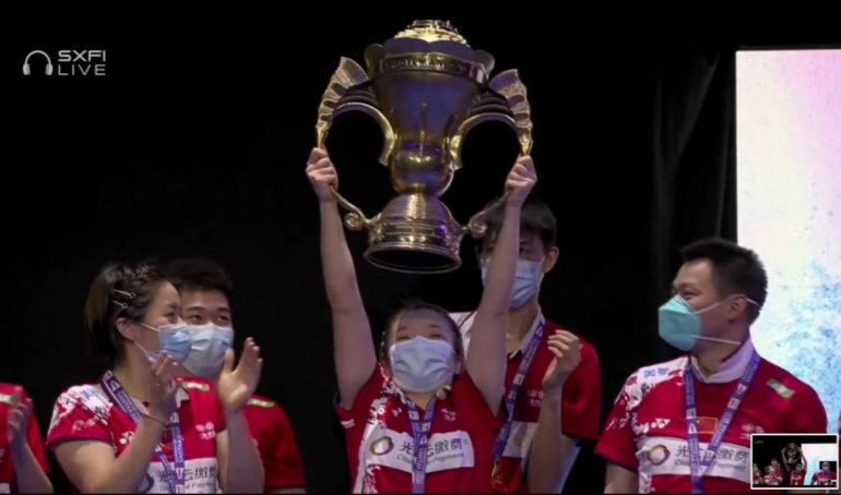 China juara Piala Sudirman 2021: https://twitter.com/BadmintonTalk