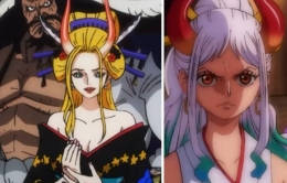 Sosok ibu Yamato yang selama ini dipertanyakan adalah Black Maria. (Sumber: Dok. TOEI Animation, One Piece)