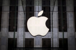 Logo Apple (sumber : kompas.com)