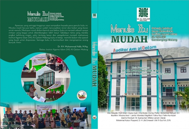 Cover buku Menulis itu Mudah (Dokpri)