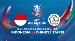 Indonesia vs China Taipei. Source : Tangkapan layar instagram Indosiar