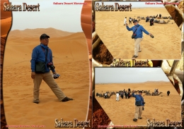 Pasir Berkontur Gunung,Bukit, Lembah Dan Dataran Luas Menjadi Daya Tarik Erg Chebbi Gurun Sahara (Dok,Pribadi) 