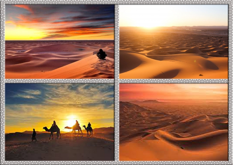 Sunset Di Erg Chebbi Gurun Sahara Indah Mempesona (Dok.W10-DM-Pinterest-Mfp)