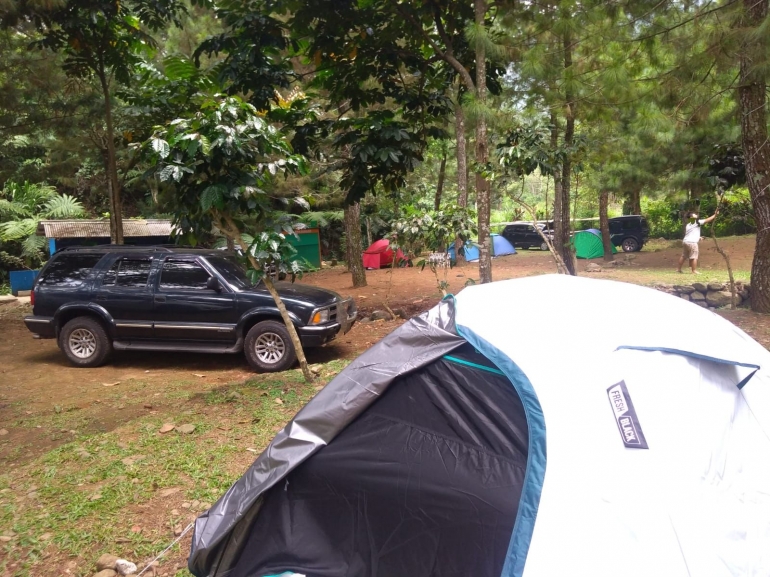 Camping di Curug Dipamingkis (Dokpri)