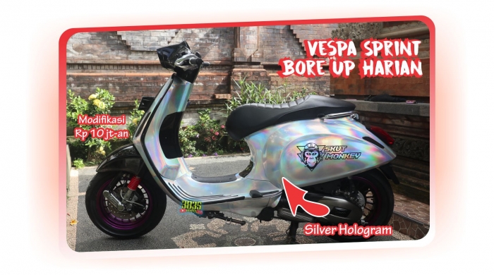 vespa sprint bore up harian/dokpri