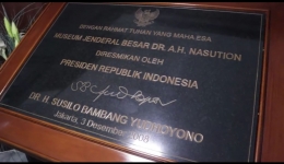 Bidik layar dari tayangan video, Prasasti Museum Jenderal besar Dr. AH.Nasution | Dok.Pri