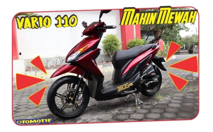 Merah Menggoda Modifikasi Vario 125 Fi oleh manik swadiaya - Kompasiana.com