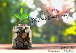 Net-Zero Emissions dapat mengurangi pengeluaran keuangan warga I Sumber foto : ilustrasi by design canva