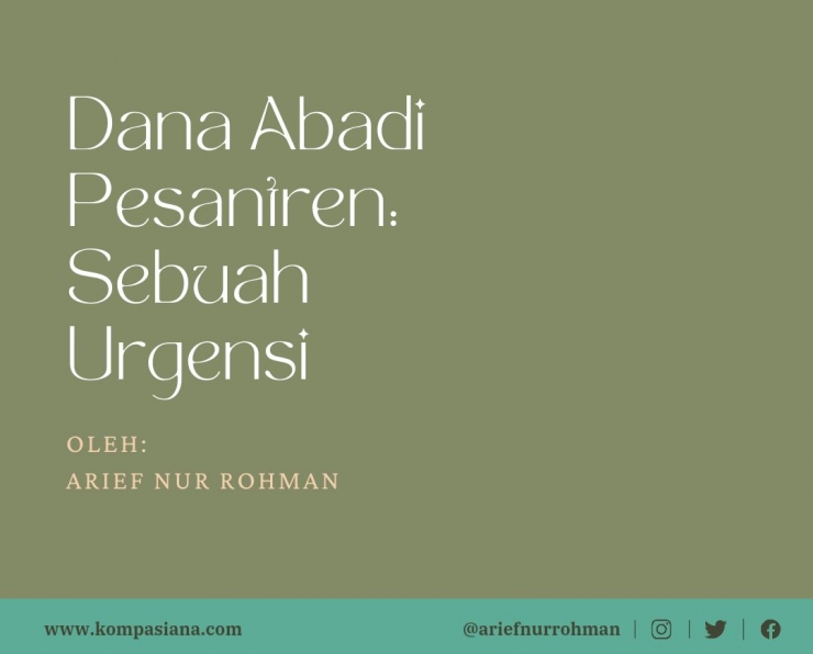 Alokasi Dana Abadi Pesantren menjadi penting sebagai bentuk dan ikhtiar bersama dalam penguatan, peneguhan, keselarasan (Sumber: Dok. Pribadi)