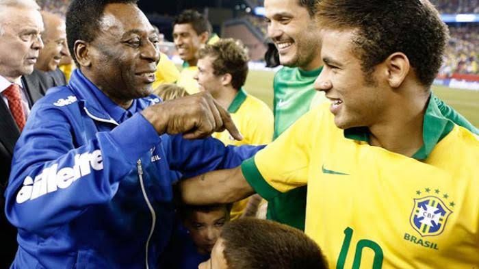 Pele dan Neymar (Tribunnews.com)