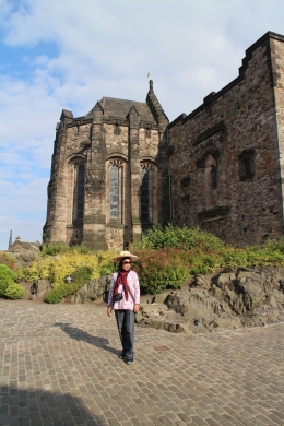 Suka dengan sudut kastil Edinburgh (dok asita)