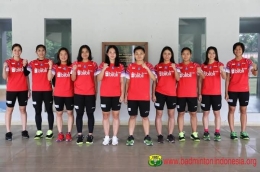 (Tim Piala Uber Indonesia Dok: badmintonindonesia.org)
