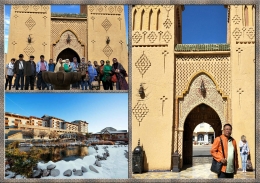 Santap Siang Di Ifrane Kota Resort Di Pegunungan Atlas Tengah, Marocco Utara (Dok.MM-Pribadi)