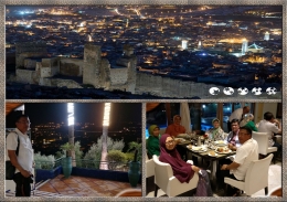 Panorama Old Medina Fez Dari Hotel Bintang Lima 