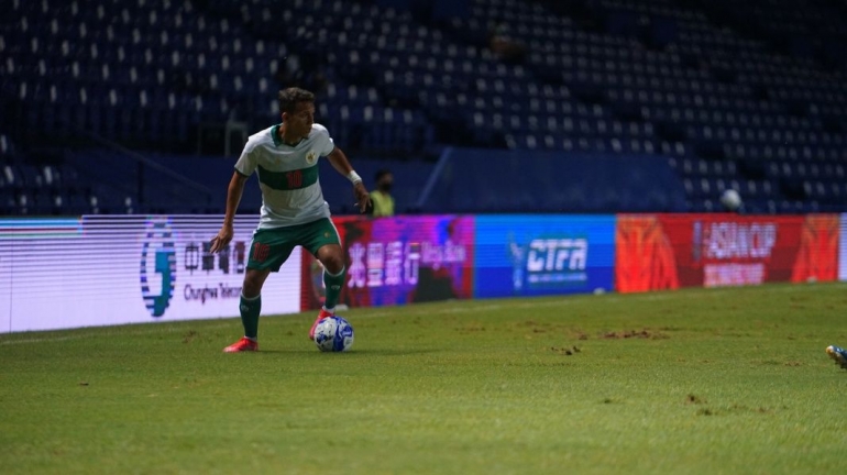 Egy Maulana Vikri mencetak gol perdanya bersama Timnas Garuda (Foto PSSI.org) 