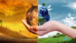 Pemanasan global mengakibatkan peningkatan suhu bumi (sumber gambar: environment-indonesia.com)