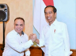 Haidar Alwi bersama Presiden Jokowi (Foto: Pribadi)