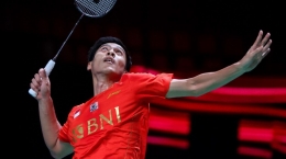 Shesar Hiren Rhustavito, penentu kemenangan Indonesia atas Thailand (Foto BWFbadminton.com)