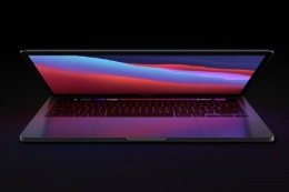 Ilustrasi desain MacBook Pro M1X terbaru yang kemungkinan akan diperkenalkan Apple di ajang Apple Event 18 Oktober 2021. Sumber: Apple via makemac.grid.id