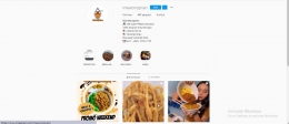 Gambar 4. Media Sosial (Instagram) Mie Ayam Wonogiri/dokpri