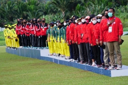 (Peraih medali Cabang Olahraga Cricket Dok: PB PON XX Papua/Djuli Pamungkas)
