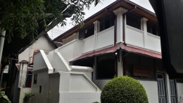 Foto Langgar Kidul yang telah dibangun kembali dengan dua lantai. (Dokumentasi pribadi penulis, 2021)