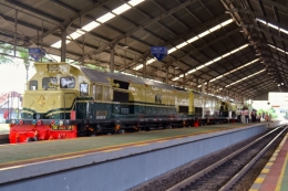 3 lokomotif CC 202 dengan livery vintage. (Sumber: Dokumentasi KAI)