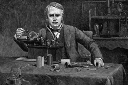 Thomas Alva Edison. Penemu lampu pijar. Source image kompas.com