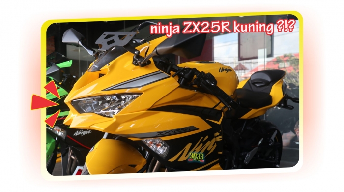 kawasaki zx25r warna kuning/dokpri