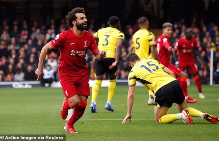    (Aksi pemain Liverpool dikemenangan 4-0 atas Wattford/ sumber foto dilansir dari Dailymail.co.uk)