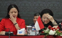 Kiri Puan Maharani dan kanan Megawati Soekarnoputri (sumber: jawapos.com)