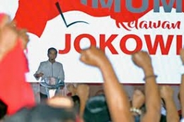 Arahan Joko Widodo kepada Relawan (sumber: gatra.com)