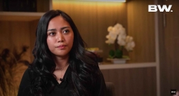 Rachel Vennya tampak sedih saat di Interview oleh BW. (Sumber Youtube BW.)