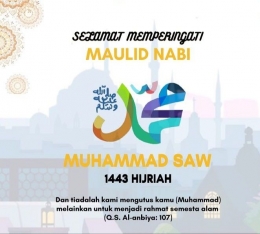 Ummat muslim setiap tahun merayakan maulid nabi yang jatuh pada tanggal 12 Robiul Awwal 1443 |ilustrasi : pikiran-rakyat.com