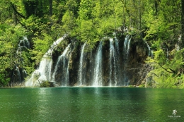 Air Terjun di Danau Kozjak. Sumber: dokumentasi pribadi