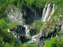 Air Terjun Sastavci dan Veliki Slap- Taman Nasional Danau Plitvice. Sumber: dokumentasi pribadi