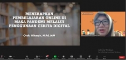 Seminar Nasional Online: Implementasi Pembelajaran Kontekstual Penggunaan Media Digital