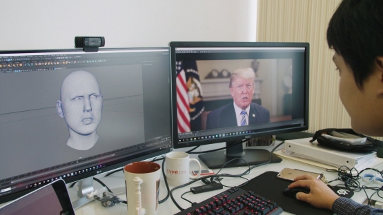 Simulasi Menggunakan Teknologi Deepfake. Sumber: deepfakechallenge.com