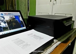 Ilustrasi: Kedua Sisi Kertas dapat Digunakan untuk Mencetak Draft Dokumen Pekerjaan Sumber: dokpri