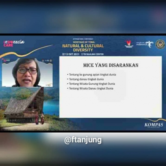 Prof. Harini Muntasib ahli eko-wisata IPB Bogor (tangkapan layar pribadi)