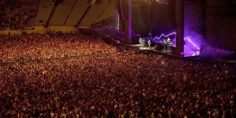 Gelaran konser di New Zealand (sumber: AP Photos/David Rowland via:kompas.com)