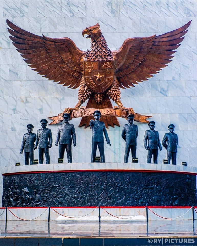 (Monumen Pancasila Sakti, Sumber: Media Sosial @m.reza.yudhistira)