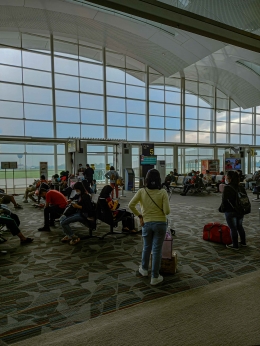 Bandara Internasional Kualanamu masa pandemi (dok. pribadi)