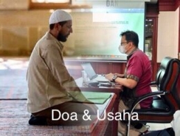 Image: Doa dan Usaha (Photo by Merza Gamal)