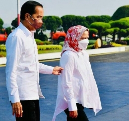 Presiden Republik Indonesia Joko Widodo dan Ibu Iriana (Instagram.com/jokowi)