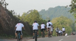 Budayakan bersepeda. | Dokumentasi Pribadi